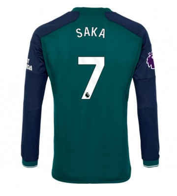 Maillot de foot Arsenal Bukayo Saka #7 Troisième 2023-24 Manche Longue